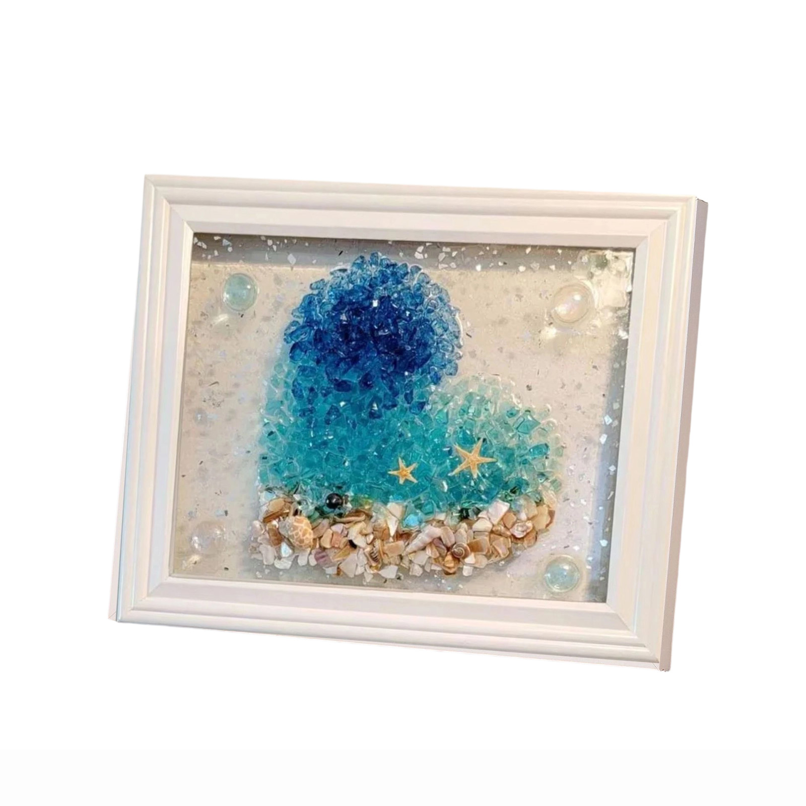 Art Craft Earth Day - Seeglas-Kunst-Sets Seeglas-Kunst-Rahmen DIY Seeglas-Kunst & Bastelset