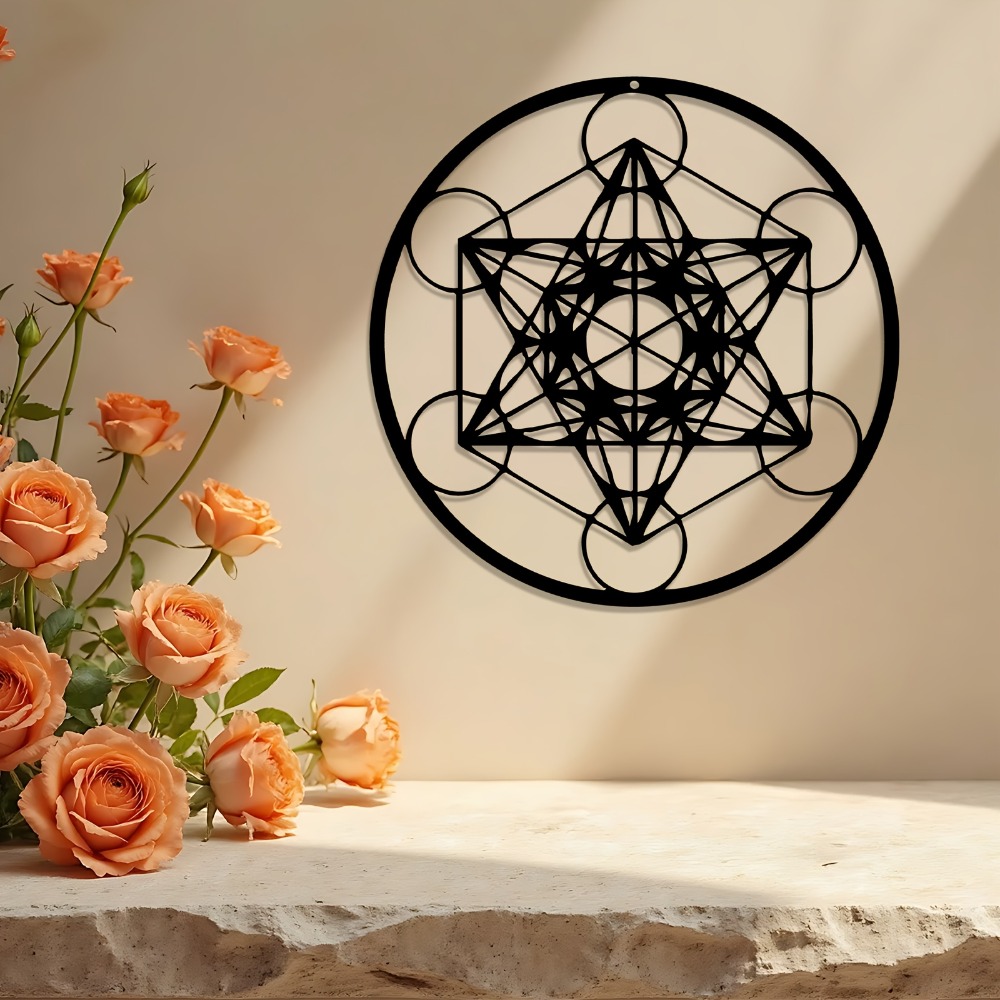 Art Craft Us - CIFBUY Metall-Wandkunst Davidsstern-Schild Eisenkunst-Skulptur für Innen-