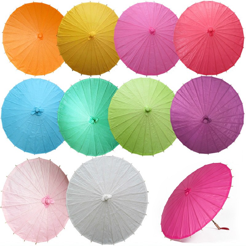 Art Craft Earth Day - Neue 5-teilige Handgefertigte Farbige Papier-Regenschirme Traditionelle