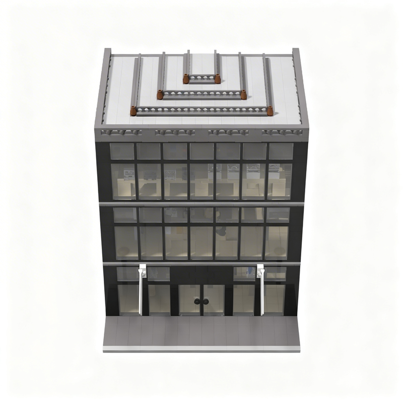 Art Craft Us - 2521-teiliges MOC-Modulbausatz Apple Store Modell Spielzeug