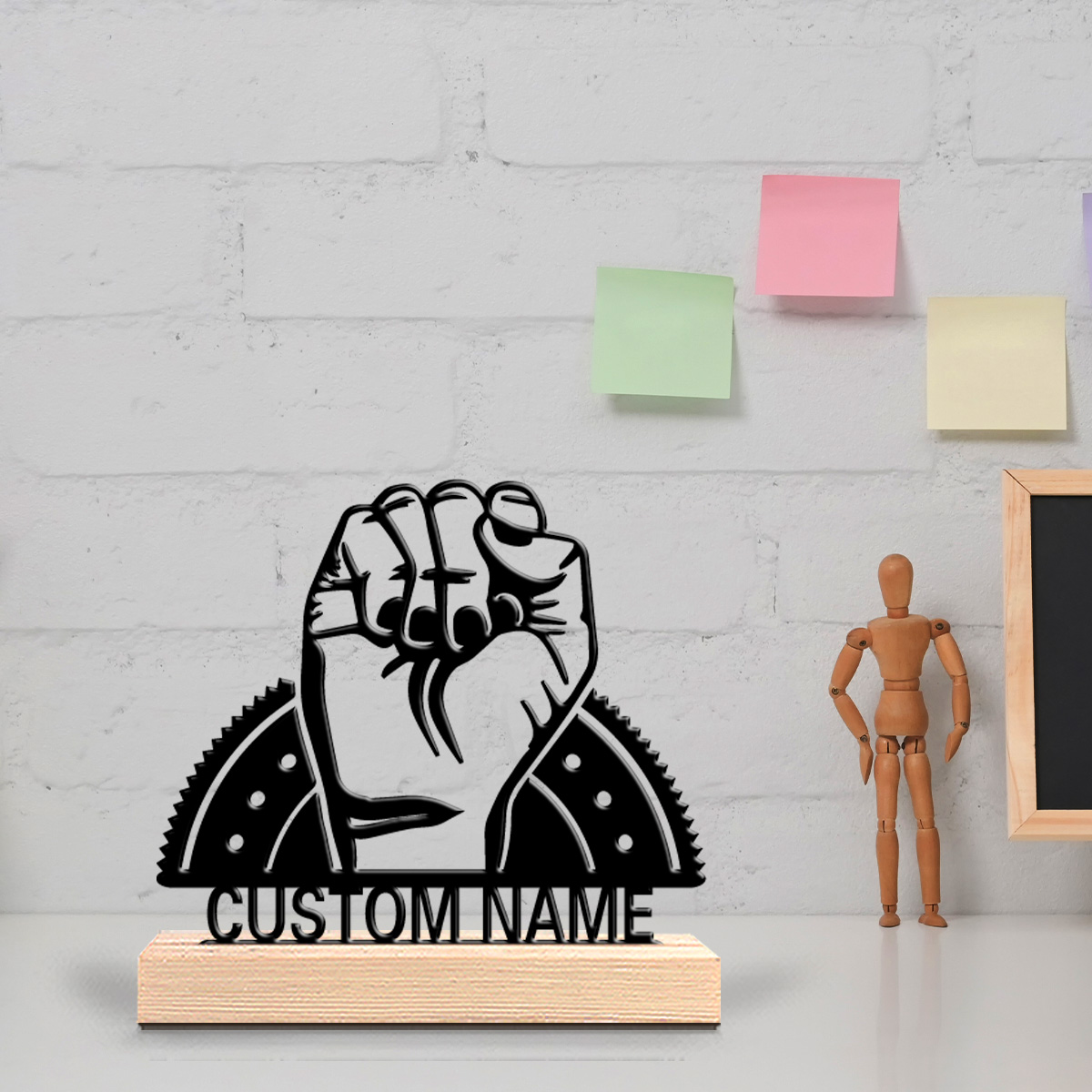 Art Craft Us - 1 Stück „Fist Cheer Up“ personalisierte