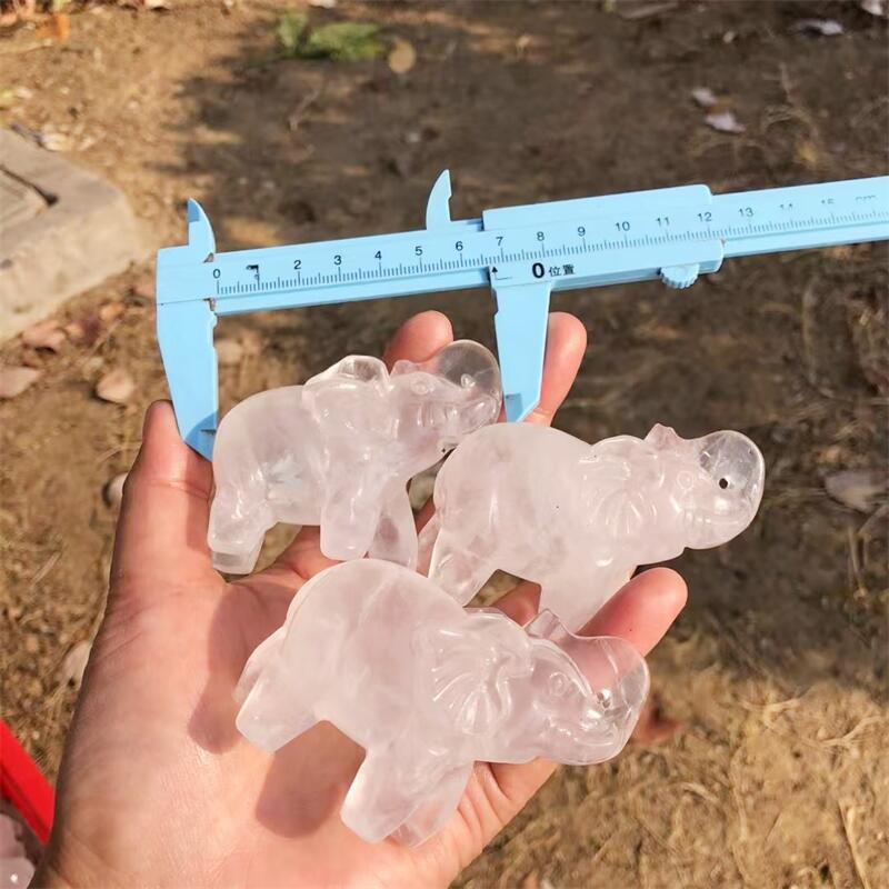 Natürliche Klare Quarz-Elefant – Art Craft Elephant Bewertung und Preis