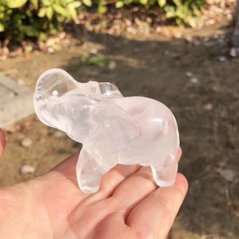 Natürliche Klare Quarz-Elefant – Art Craft Elephant Bewertung und Preis