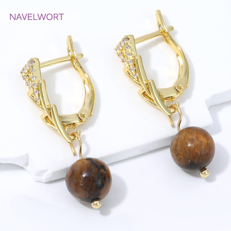 18K vergoldete Ohrringhaken mi – Art Craft Making Bewertung und Preis