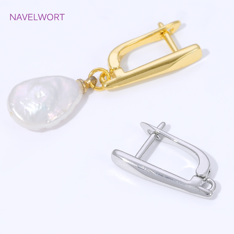18K vergoldete, glatte Ohrring – Art Craft Making Bewertung und Preis