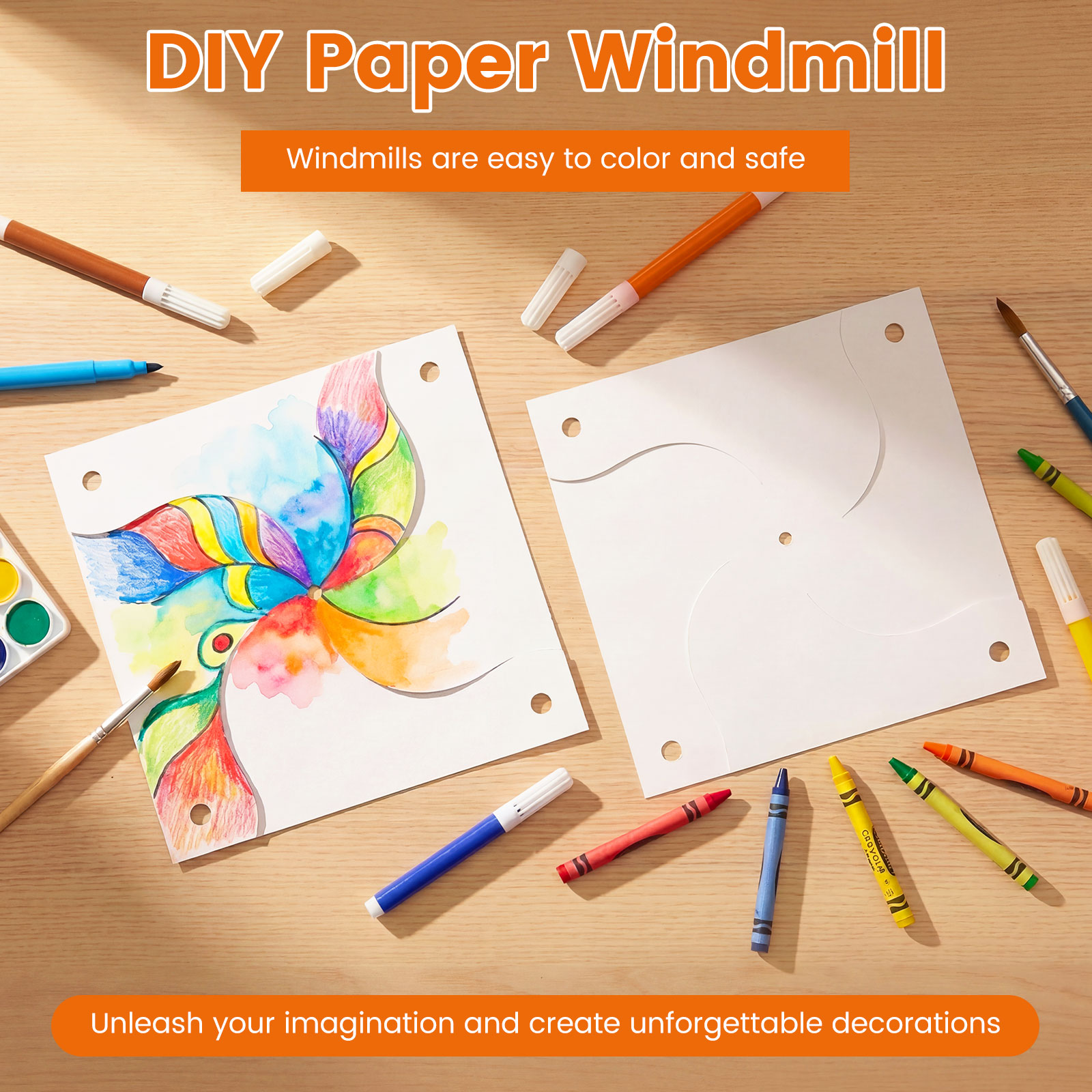 100 Stück DIY Papier-Windmühle – Art Craft Earth Day Bewertung und Preis