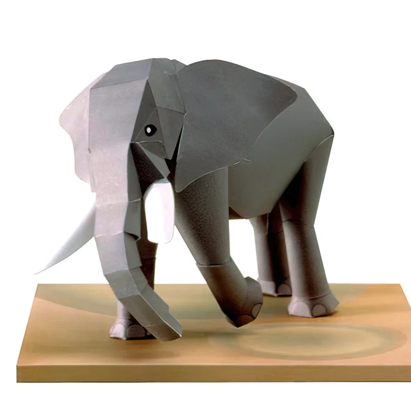 Afrikanischer Elefant Origami  – Art Craft Elephant Bewertung und Preis
