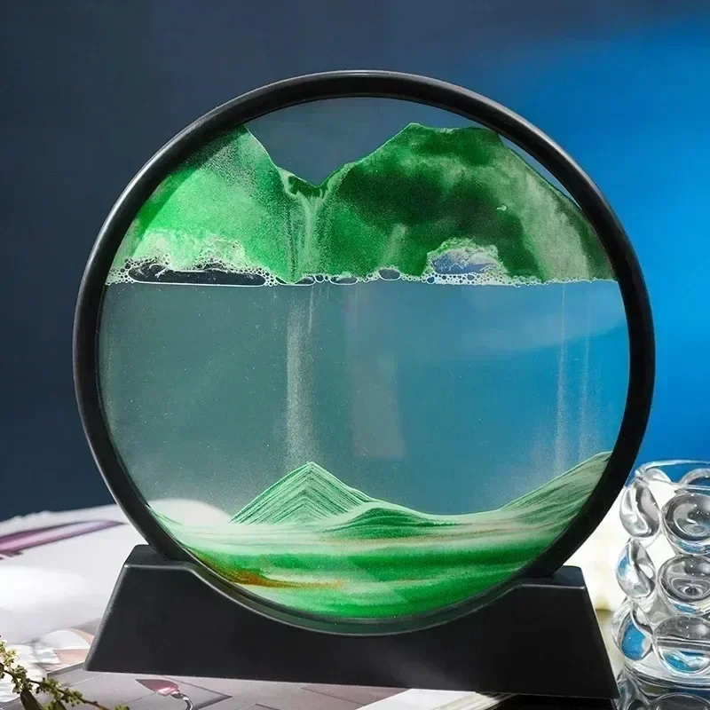 3D Bewegliches Sandbild Rundes – Art Craft Earth Day Bewertung und Preis