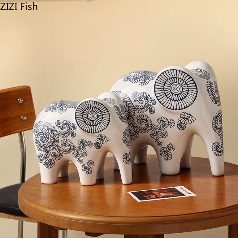 Neue Keramik-Elefantenfigur im – Art Craft Elephant Bewertung und Preis