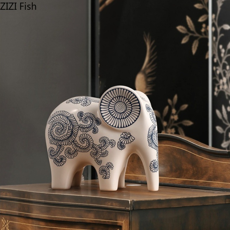 Neue Keramik-Elefantenfigur im – Art Craft Elephant Bewertung und Preis