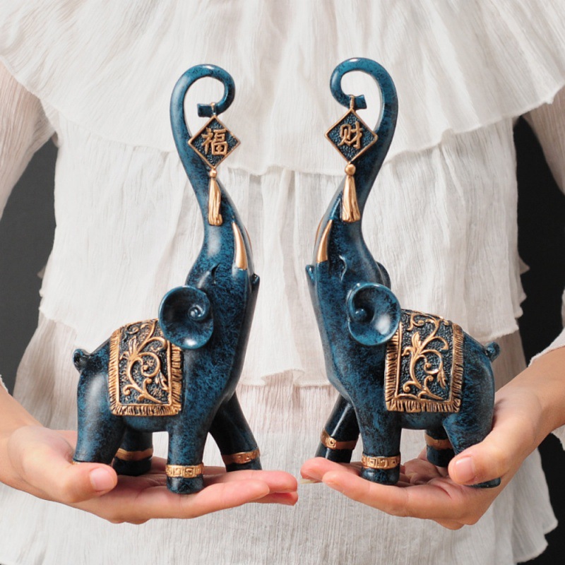 Ein Paar Glücksbringende Elefa – Art Craft Elephant Bewertung und Preis